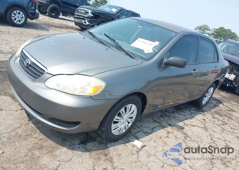 2006 Toyota Corolla Le z USA, uszkodzony, nr VIN 2T1BR32E66C633738